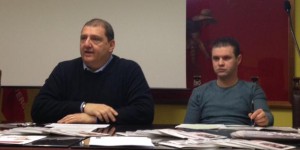 Luca Quagliotti e Alan Orso Manzonetta durante la presentazione