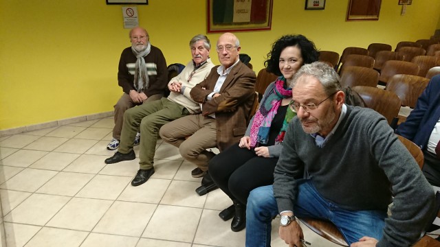 Sergio Negri, Giorgio Simonelli, Roberto Baraggioli, Antonella Napoli (rappresentante del musical Amar Riso), Claudio Canato